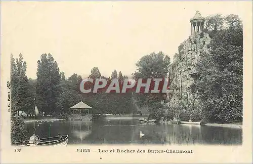 Ansichtskarte AK PARIS - Lac et Rocher des Buttes-Chaumont