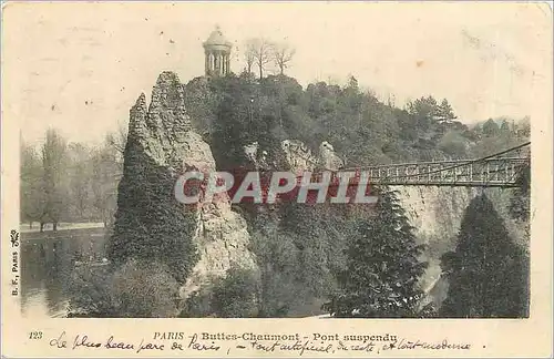 Cartes postales PARIS - Buttes-Chaumont