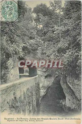 Cartes postales Dauphin� - Le Vercors Entr�e des Grandes-Goulets