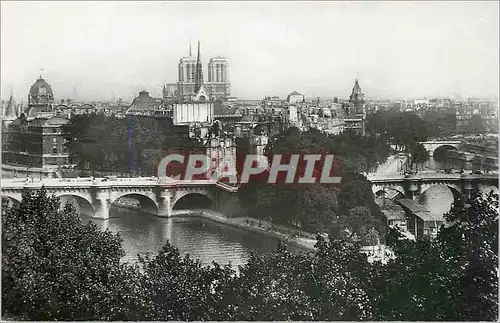 Moderne Karte PARIS - Panorama de la Cit�