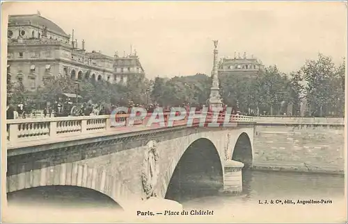 Cartes postales PARIS - Place du Chatelet