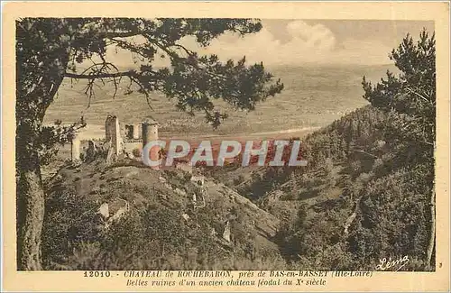 Cartes postales Ch�teau de Rochebaron  pr�s de BAS-n-BASSET (Hte-Loire)
