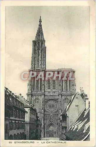 Ansichtskarte AK STRASBOURG - La Cath�drale