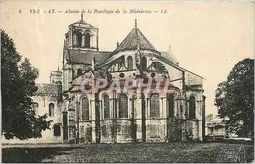 Ansichtskarte AK VEZELAY - Abside de la Basilique de la Madeleine