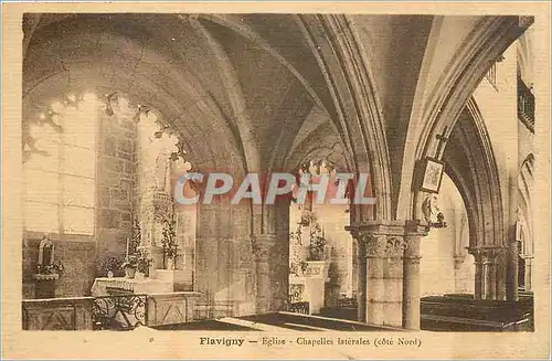 Cartes postales Flavigny - Eglise - Chapelles lat�rales