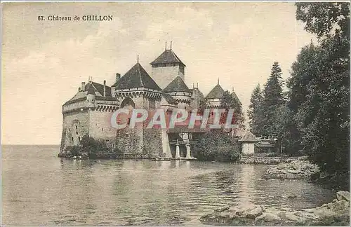 Ansichtskarte AK Ch�teau de CHILLON