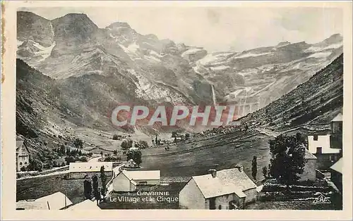 Cartes postales Gavarinie Le village et le cirque