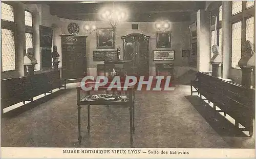 Cartes postales MUSEE HISTORIQUE VIEUX LYON Salle des Echevins