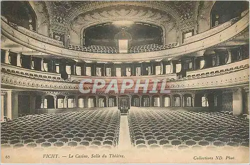 Cartes postales VICHY - Le casino  Salle du Th�atre