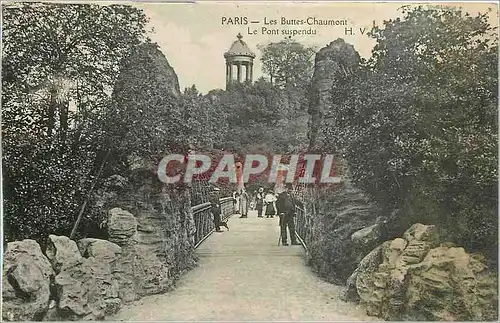 Cartes postales PARIS Les Buttes Chaumont