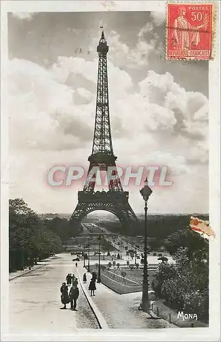 Cartes postales Les Petits Tableaux de Paris Tour Eiffel