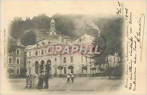 Cartes postales URIAGE-les-BAINS - l'Etablissement thermal