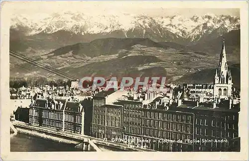 Ansichtskarte AK GRENOBLE (Isere) Clocher de l'Eglise Saint-Andr�