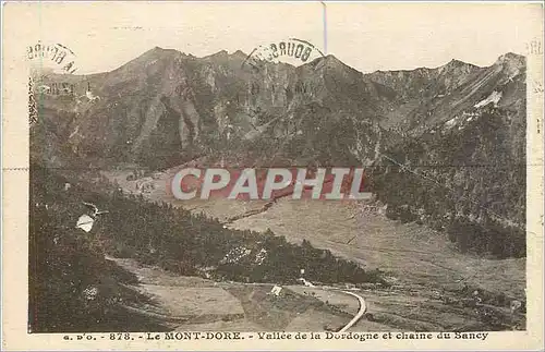 Ansichtskarte AK LE MONT DORE-Vallee de la Dordogne et chaine du Sancy