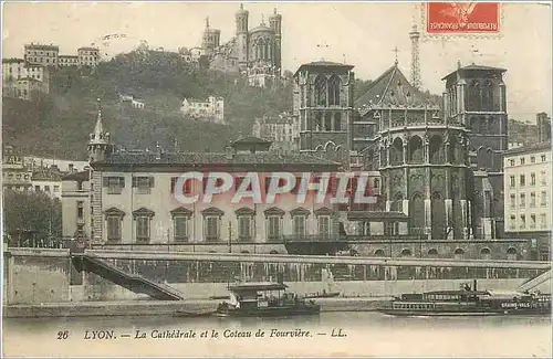 Ansichtskarte AK Lyon- La Cath�drale et le Couteau de Fourviere-LL