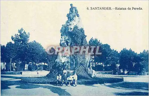 Cartes postales SANTANDER-Estatua de pereda