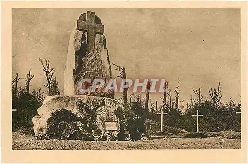 Cartes postales Monument �lev� au Bois des CAURES  � la M�moire du Colonel Driant Tue le 22 F�vrier 1916 et aux