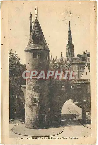 Ansichtskarte AK MULHOUSE-Le Bollwerck-Tour salvator