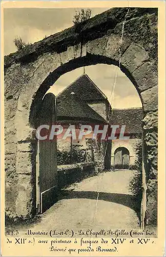 Cartes postales Montoire (L et C)- La Chapelle St Gilles