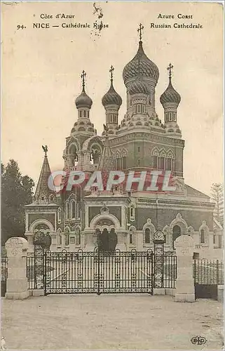 Cartes postales NICE-Cathedrale Russe