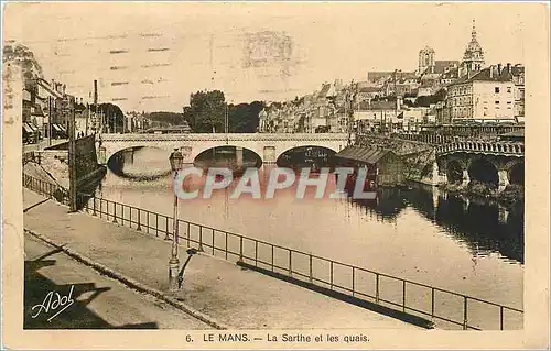 Ansichtskarte AK LE MANS-La sarthe et les quais