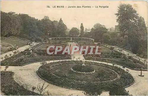 Cartes postales LE MANS-Jardin des plantes - La Pergola