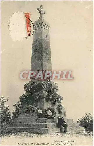 Cartes postales LE MONUMENT D'auvours  PR�S D'Yvre-l'Ev�que