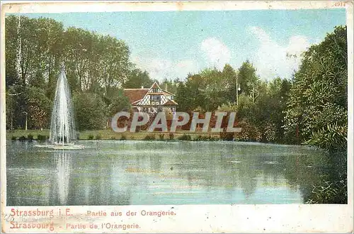 Cartes postales STRASBOURG-Partie de l'Orangerie
