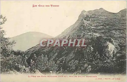 Cartes postales LA TETE DE FAUX (ALT 1210M) PRES DU COL DU BONHOMME