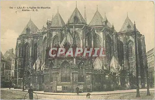 Cartes postales LILLE L'Eglise St Maurice