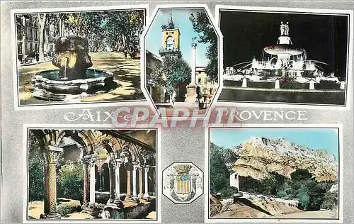Cartes postales La Cite du Roy rene. SOUVENIR D'AIX EN PROVENCE