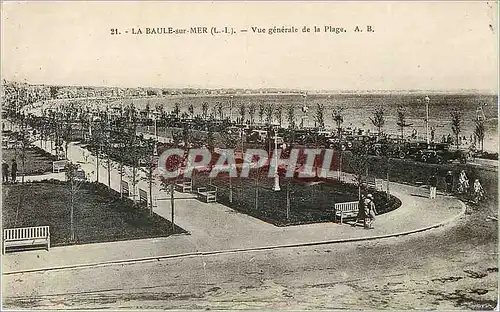 Cartes postales LA BAULE sur MER (L_C) Vue g�n�rale de la Plage A.B