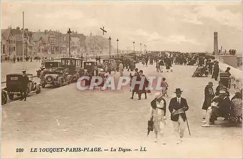 Cartes postales LE TOUQUET-PARIS-PLAGE La digue-LL