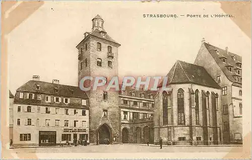 Ansichtskarte AK STRASBOURG-PORTE DE L'HOPITAL