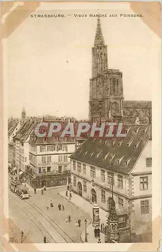 Cartes postales STRASBOURG-VIEUX MARCHE AUX POISSONS