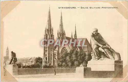 Ansichtskarte AK STRASBOURG-EGLISE MILITAIRE PROTESTANTE