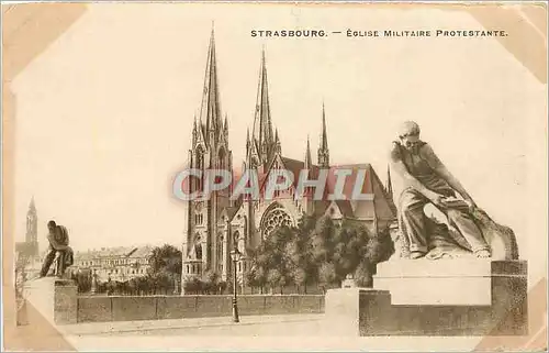 Cartes postales STRASBOURG-EGLISE MILITAIRE PROTESTANTE