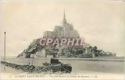 Cartes postales MONT ST MICHELVue g�n�rale prise du Cordon du Couesnon