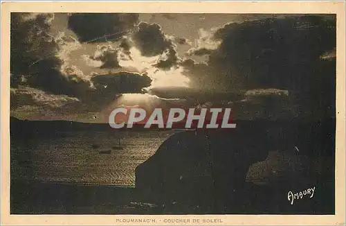 Cartes postales PLOUMANACH-COUCHER DE SOLEIL