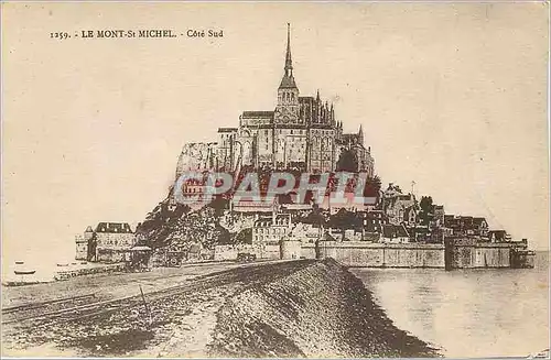 Ansichtskarte AK LE MONT ST MICHEL-Cote Sud