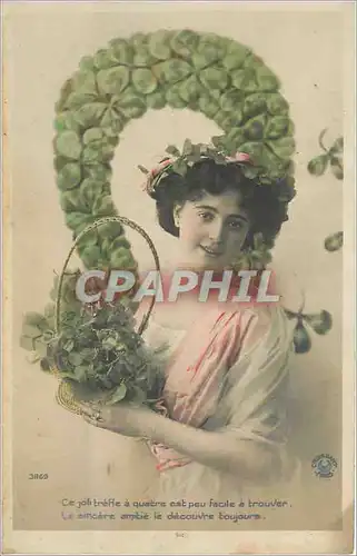 Cartes postales V�UX Femme Fleurs