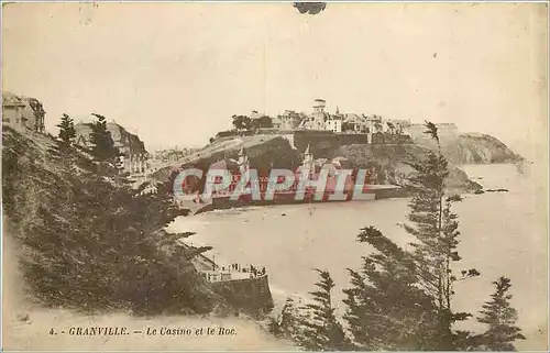 Cartes postales GRANVILLE-Le casino t le Roc