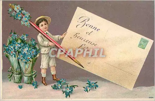 Cartes postales Voeux  Fleurs