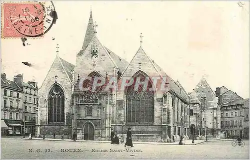 Ansichtskarte AK ROUEN-EGLISE SAINT VIVIEN