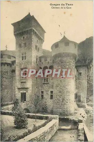 Cartes postales GORGES DU TARN - CHATEAU DE LA CAZE