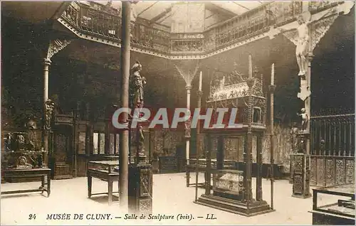 Cartes postales MUSEE DE CLUNY.Salle de Sculpture (bois)-LL