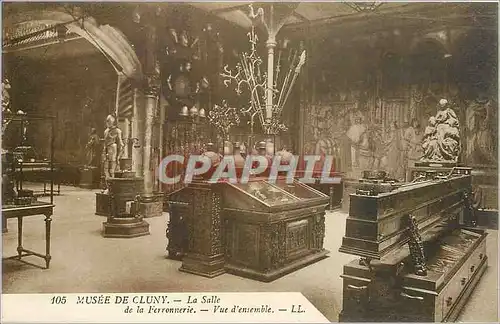 Cartes postales MUSEE DE CLUNY.La Salle de la ferronnerie