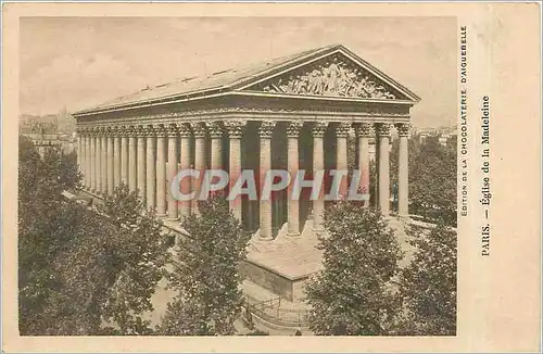 Cartes postales Paris-Eglise de la Madeleine