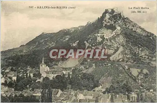 Cartes postales SALINS LES BAINS(JURA) Le Fort Belin