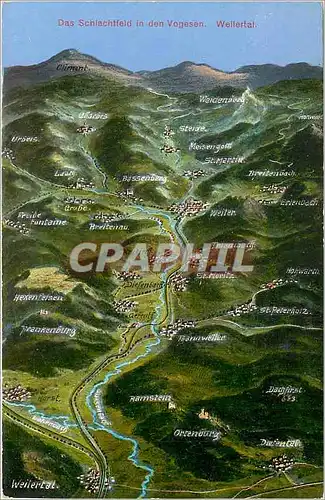 Cartes postales CARTE GEOGRAPHIQUE Weilertal